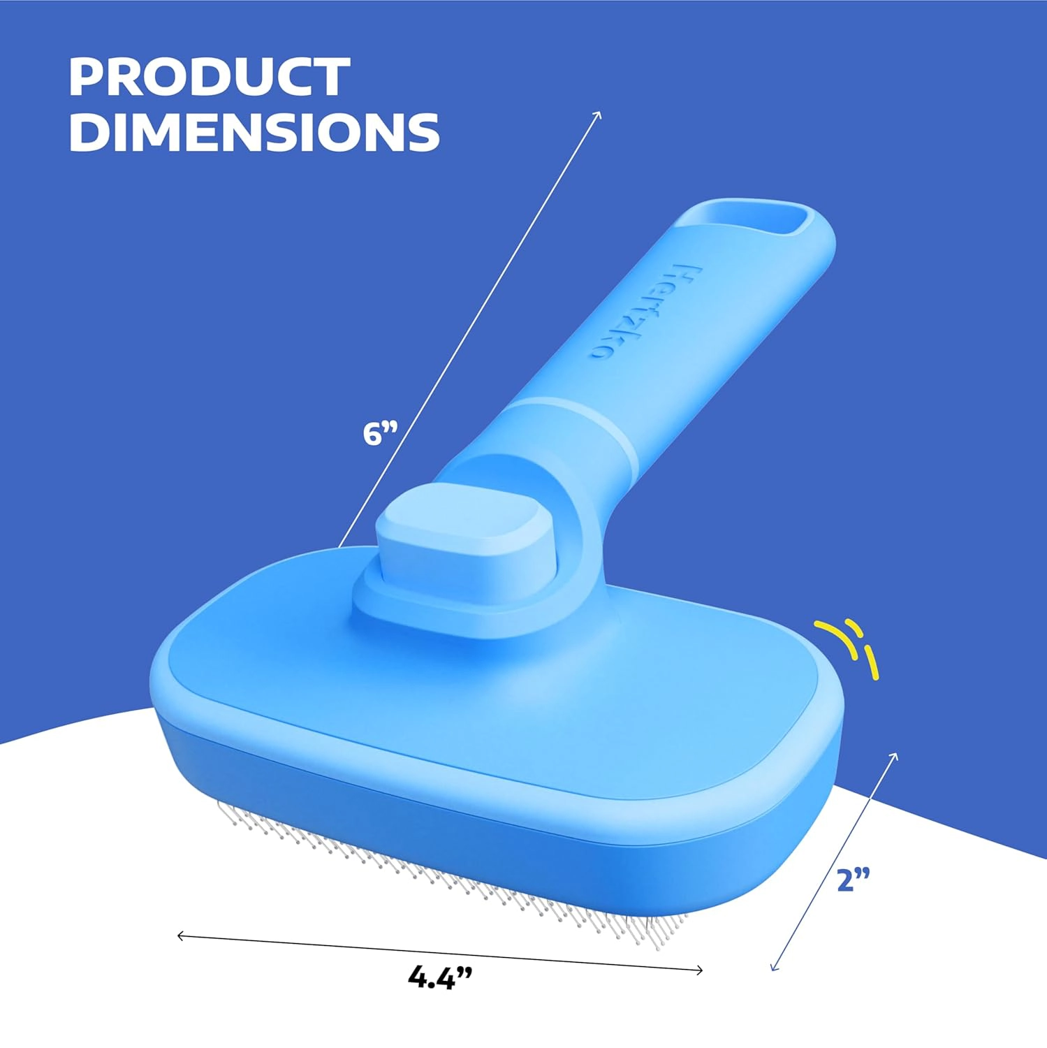 Hertzko Self Cleaning Slicker Brush